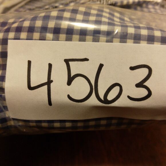 Ralph Lauren dress shirt mens M Medium 15.5 34-35 blue checker plaid button - Picture 8 of 8